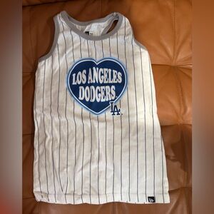 New Era Dodgers White Tank top